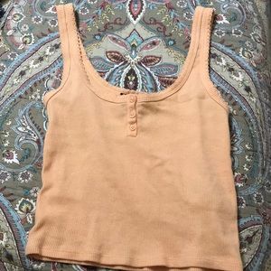 Brand new peach crop top